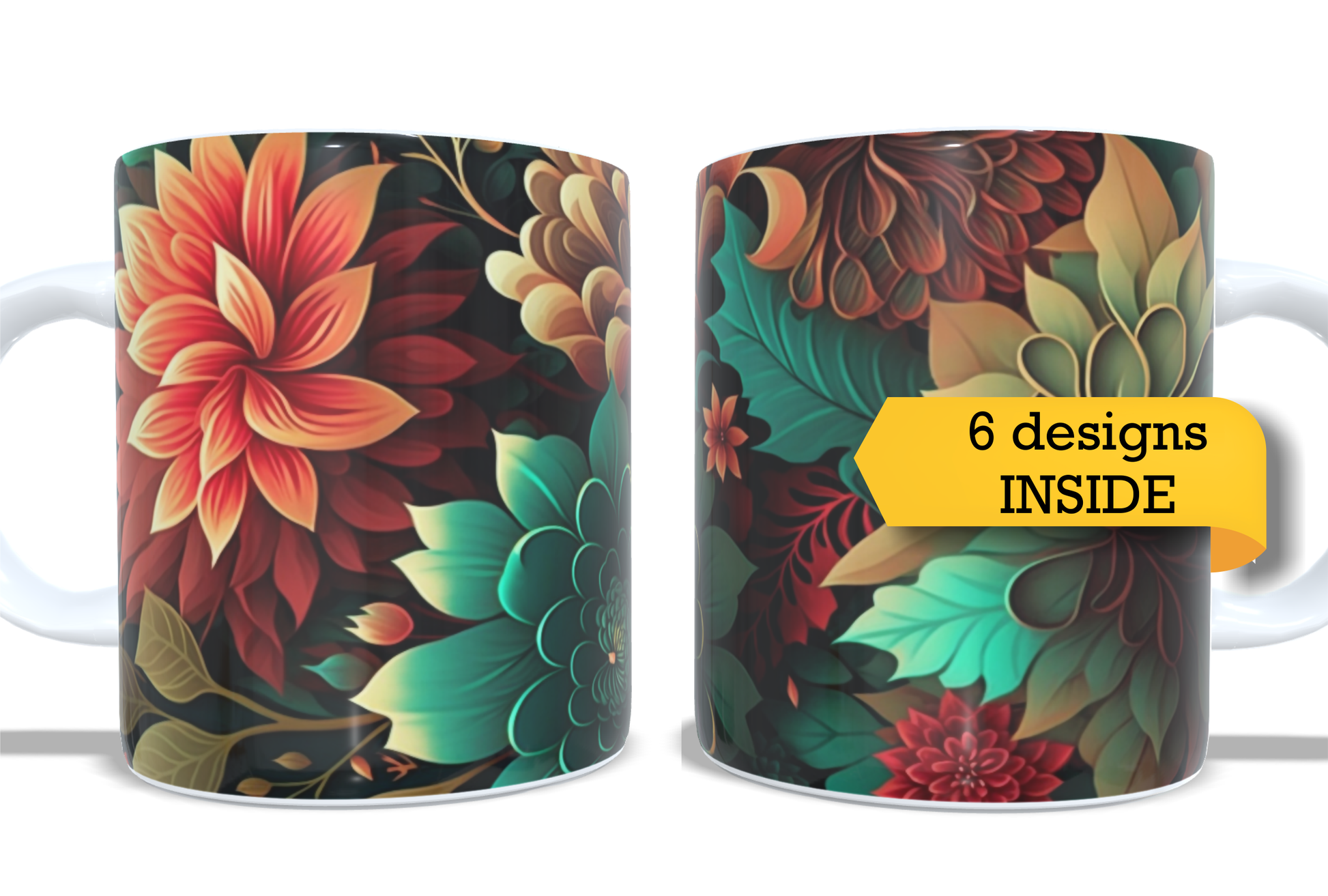 Colourfull Coffee and Tea Mug. Coffee Cup. Tea Mug. 