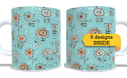 Set of 2 Coffee and Tea Mugs.