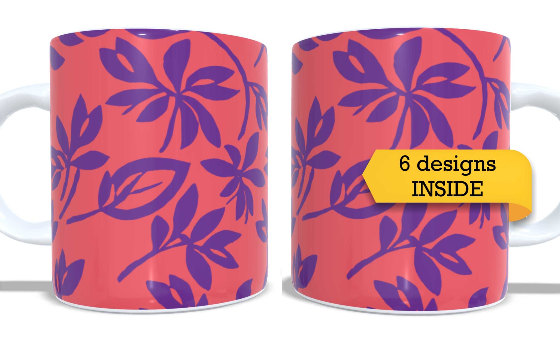 Set of 2 Coffee and Tea Mugs.