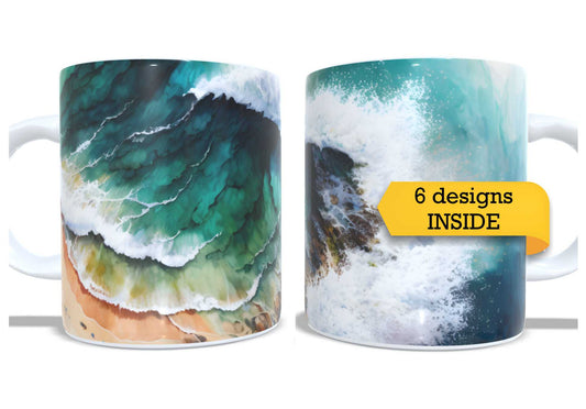 Set of 2 Coffee and Tea Mugs.