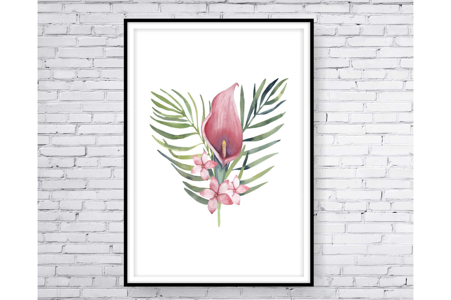 Floral and tropical wall art. Floral and tropical wall prints