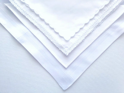 Embroidered Wedding Handkerchiefs #120