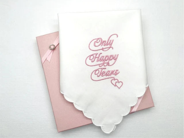 Embroidered Wedding Handkerchiefs #113