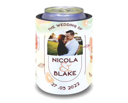 9Personalised 9Wedding Stubby Holders - Quantity 20 - #269 - FREE EXPRESS SHIPPING.