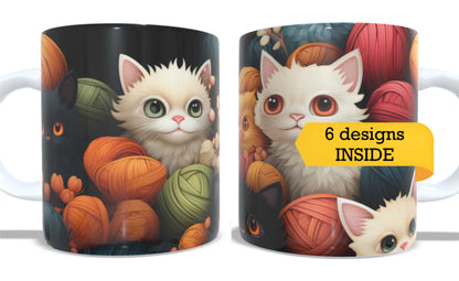 Set of 2 Coffee and Tea Mugs.