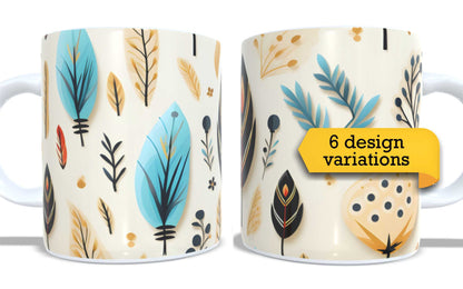  Set of 2 Coffee and Tea Mugs. 