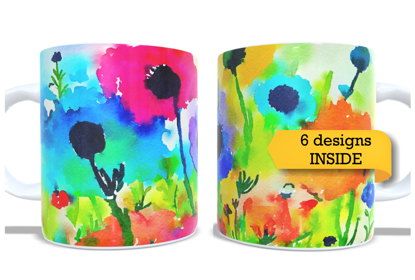 Colourfull Coffee and Tea Mug. Coffee Cup. Tea Mug. 