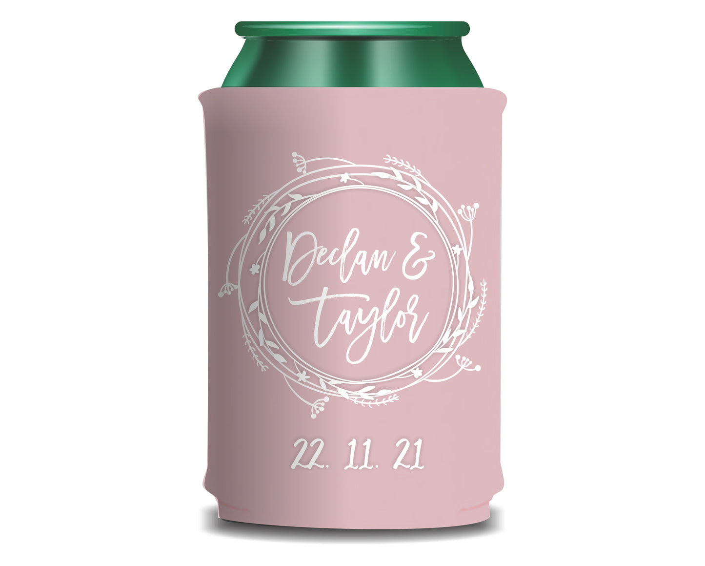 Personalized Flat-Pack Collapsible Wedding Stubby Holders