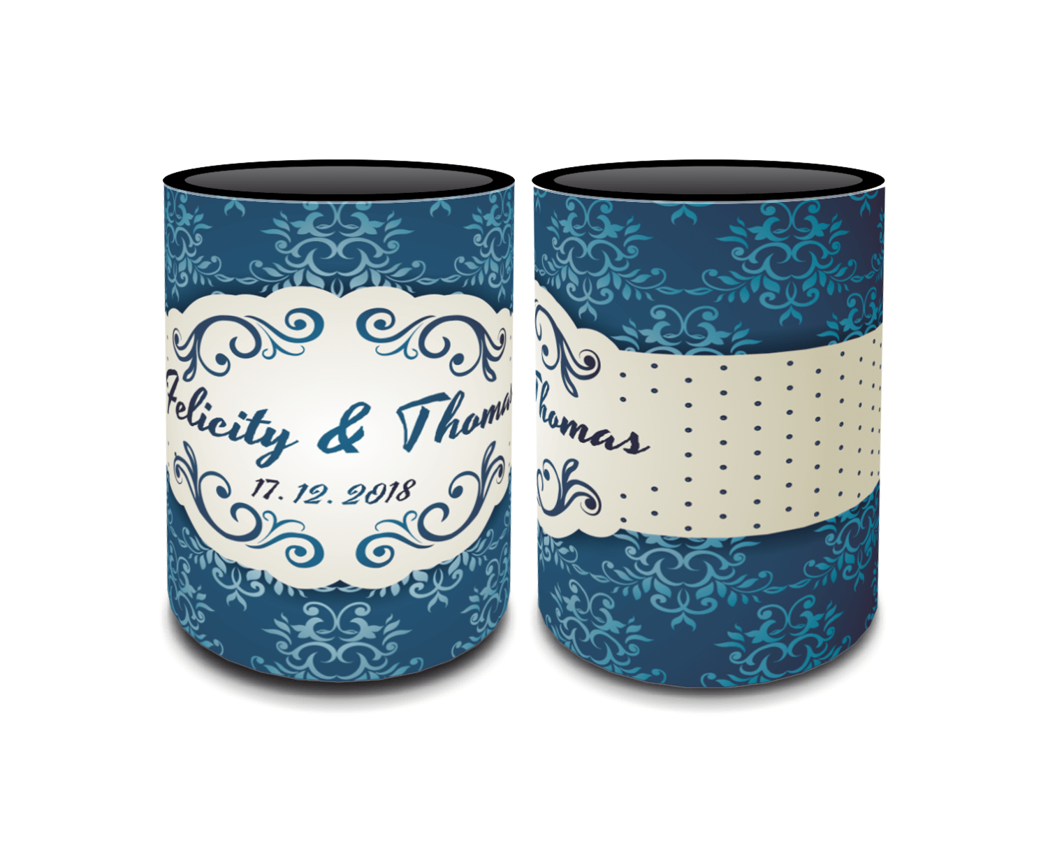 Full Colour Sublimated Wedding Stubby Holder