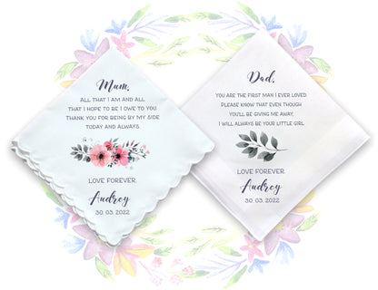 Wedding Gift Handkerchiefs