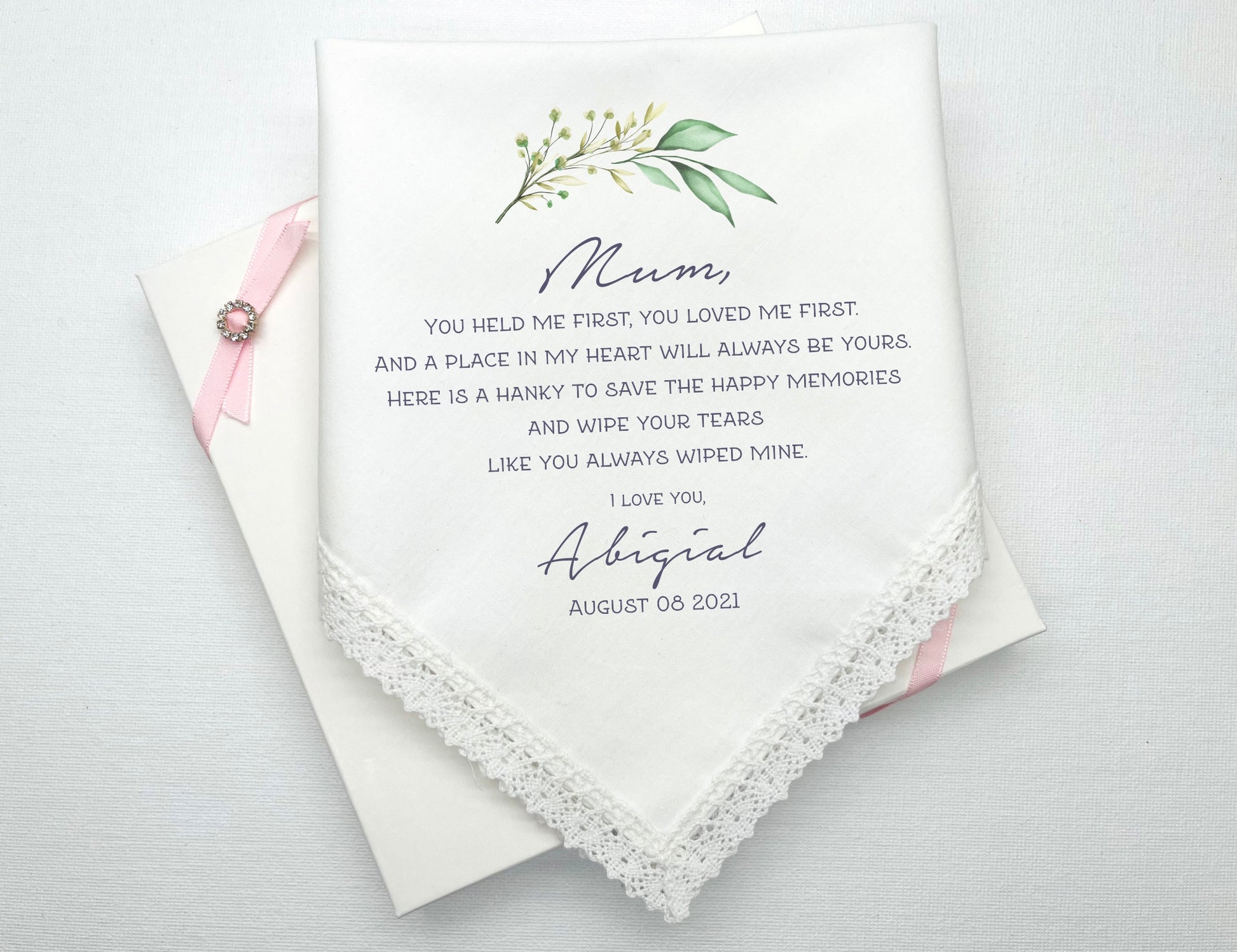 Wedding Gift Handkerchiefs