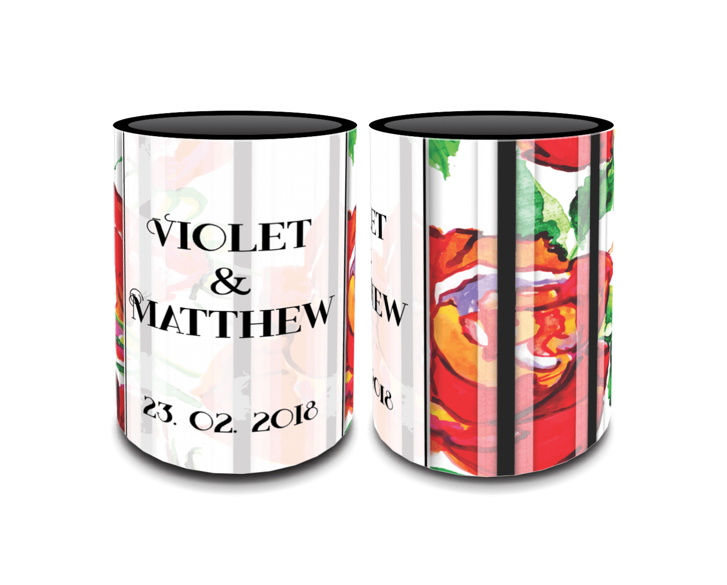 Full Colour Sublimated Wedding Stubby Holder