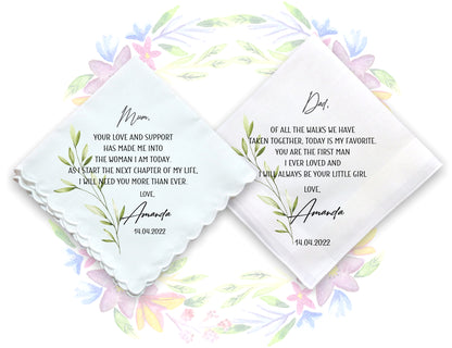 Wedding Gift Handkerchiefs