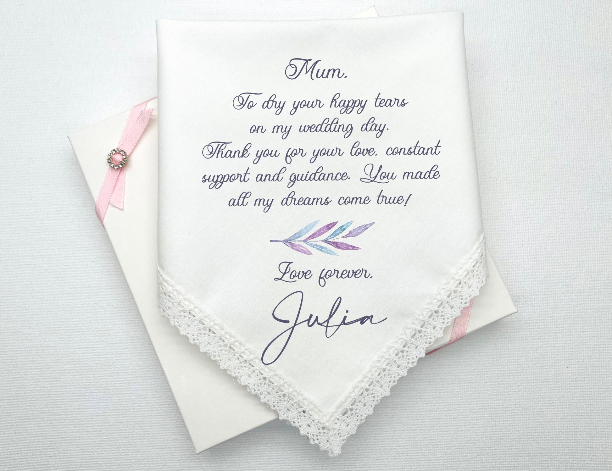 Wedding Gift Handkerchiefs