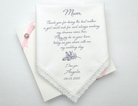 Wedding Gift Handkerchiefs