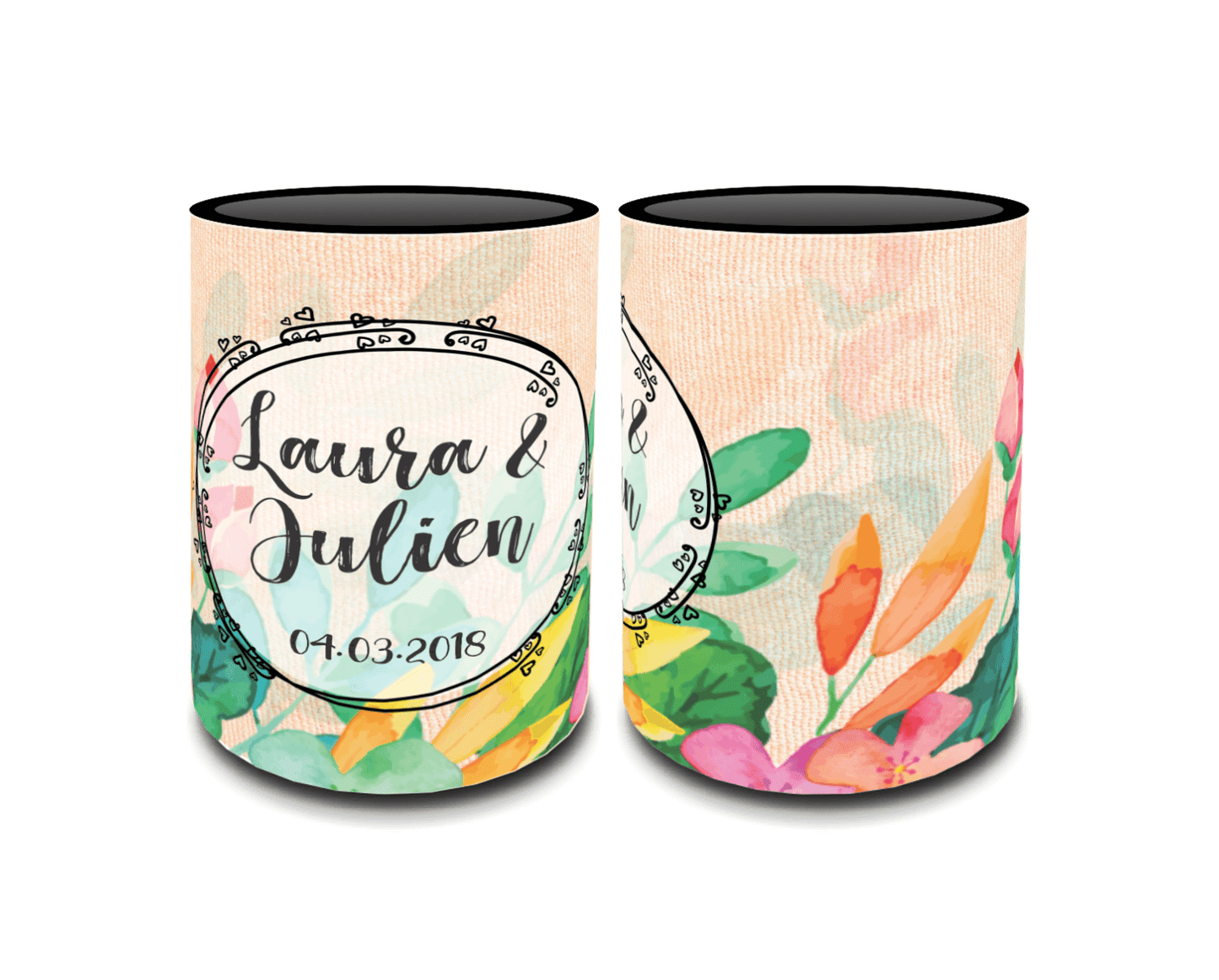 Full Colour Sublimated Wedding Stubby Holder