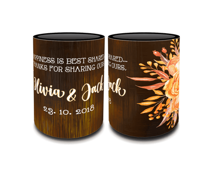 Full Colour Sublimated Wedding Stubby Holder