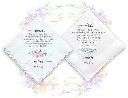 Wedding Gift Handkerchiefs