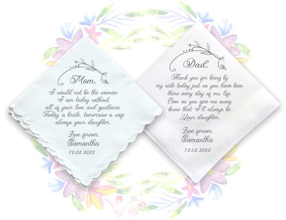 Wedding Gift Handkerchiefs