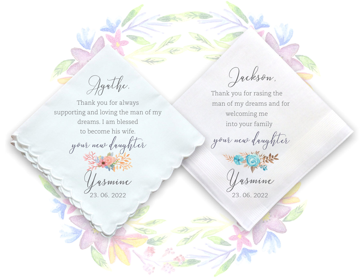 Wedding Gift Handkerchiefs