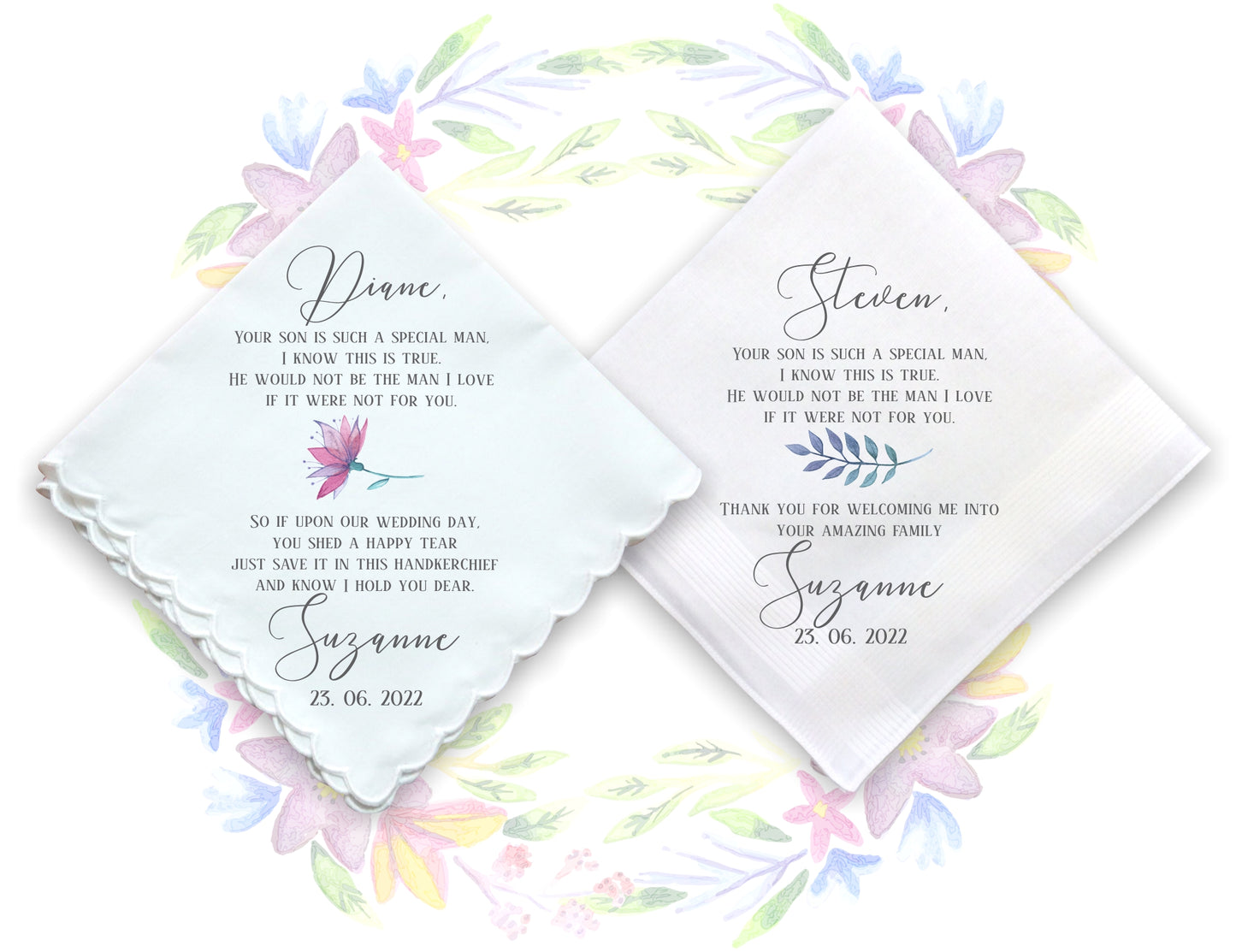 Wedding Gift Handkerchiefs