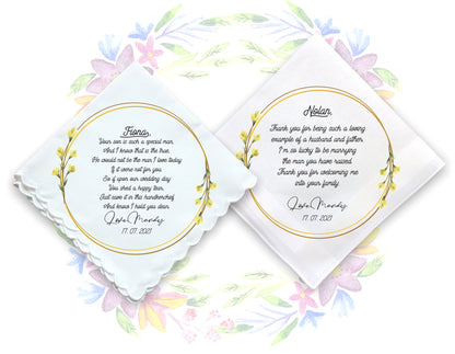 Wedding Gift Handkerchiefs