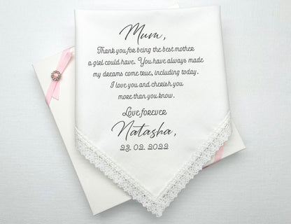 Wedding Gift Handkerchiefs