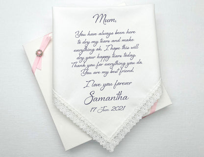 Wedding Gift Handkerchiefs