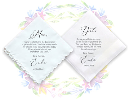 Wedding Gift Handkerchiefs