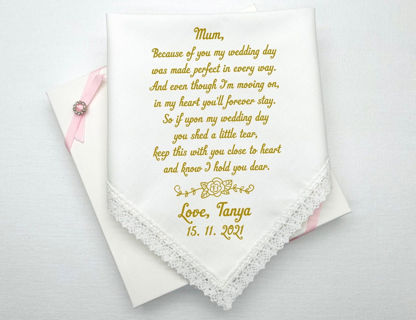 Wedding Gift Handkerchiefs