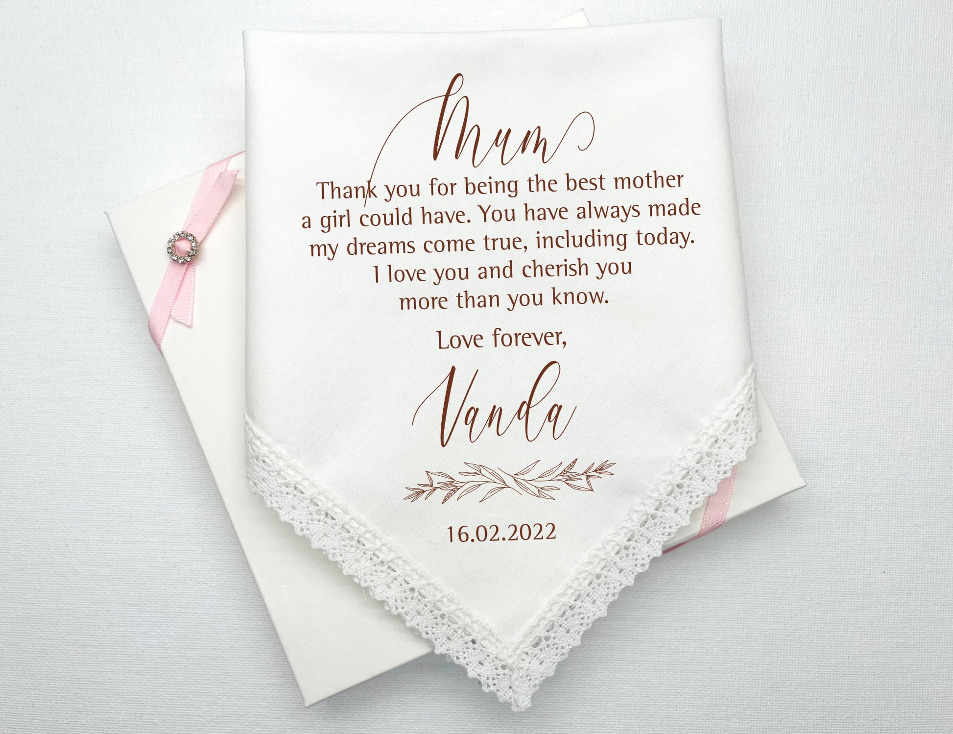 Wedding Gift Handkerchiefs