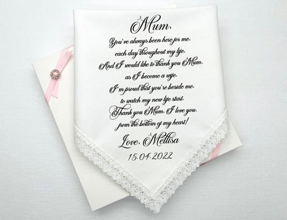 Wedding Gift Handkerchiefs