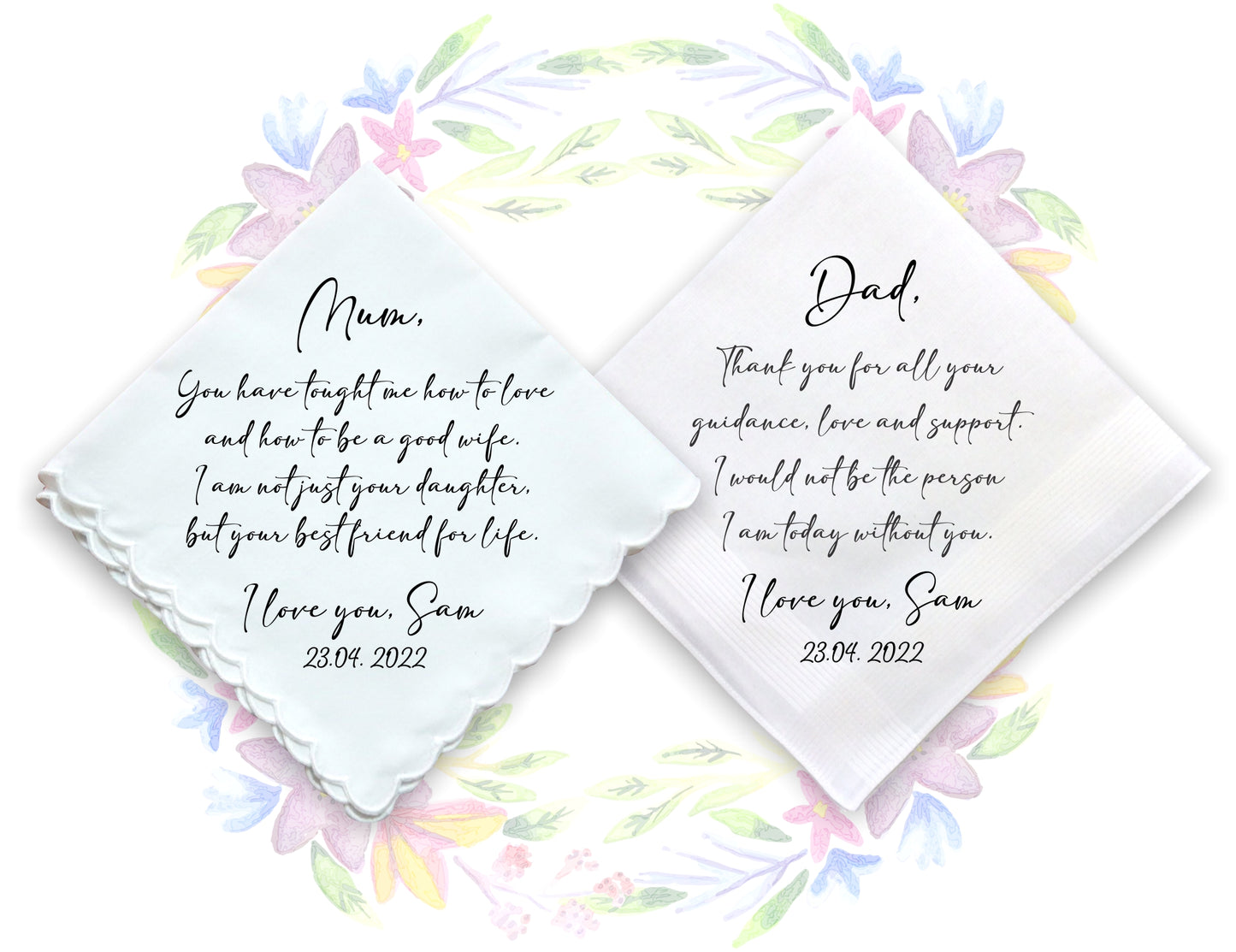 Wedding Gift Handkerchief