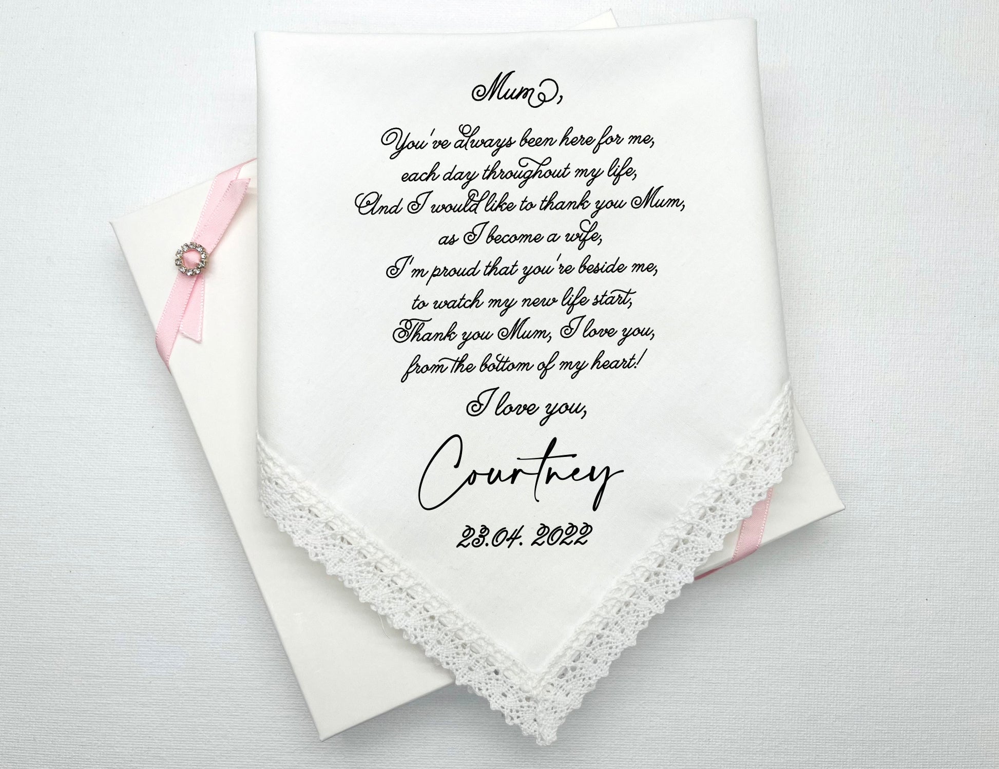 Wedding Gift Handkerchief