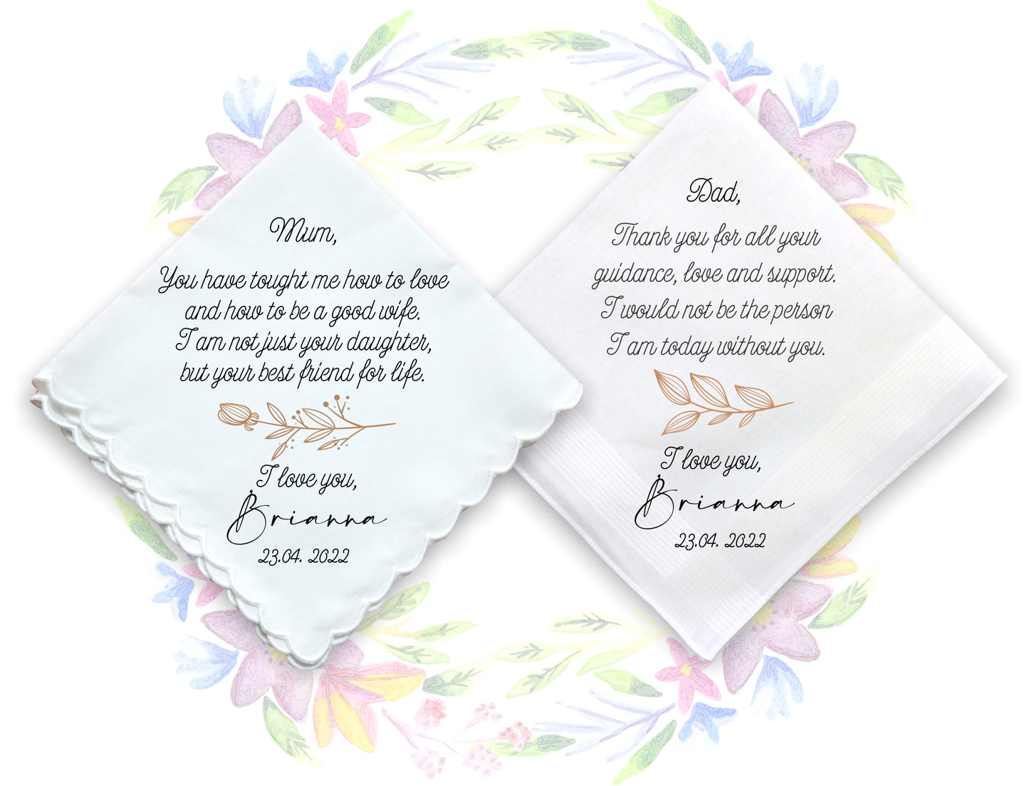 Wedding Gift Handkerchief