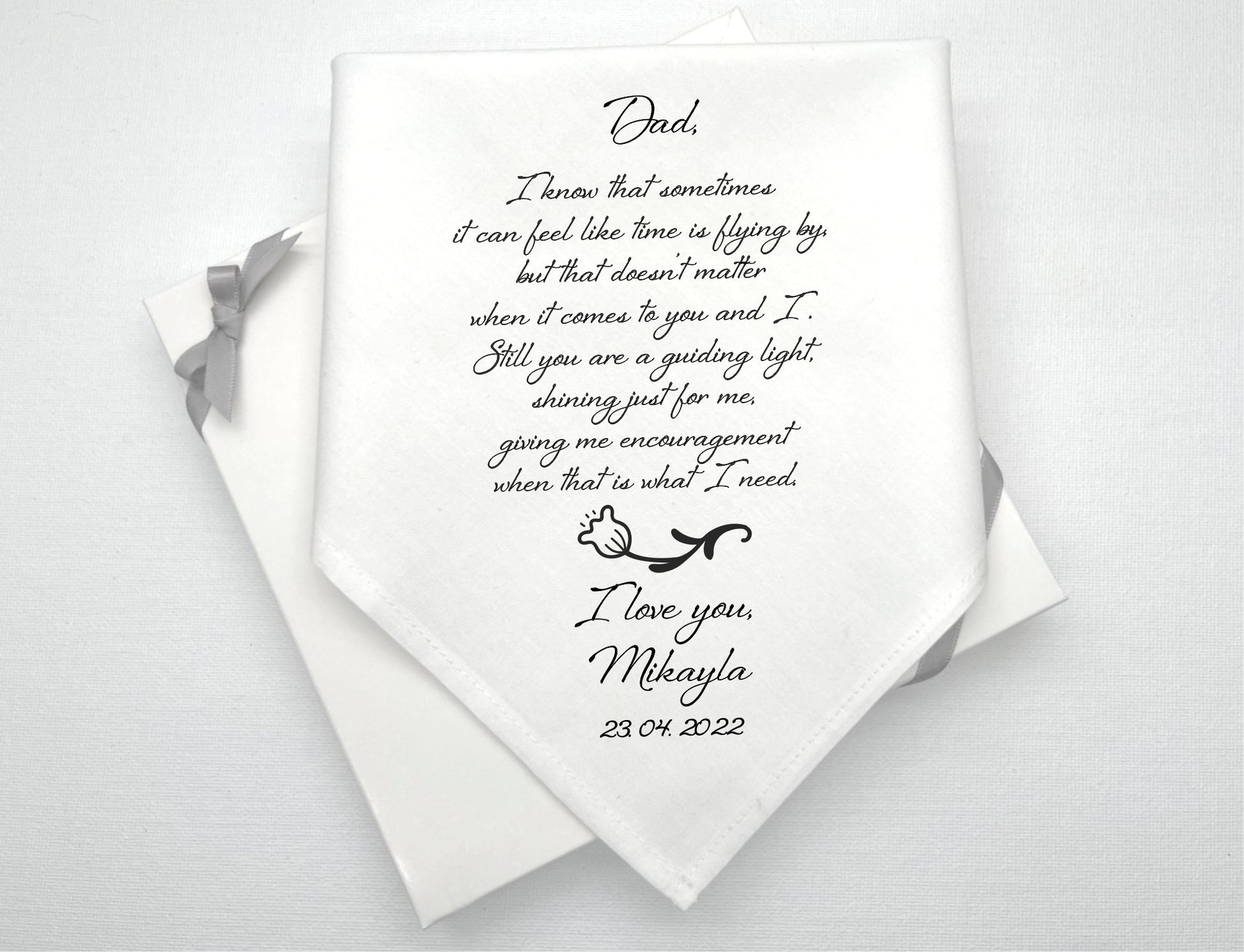 Personalized Wedding Gift Handkerchief